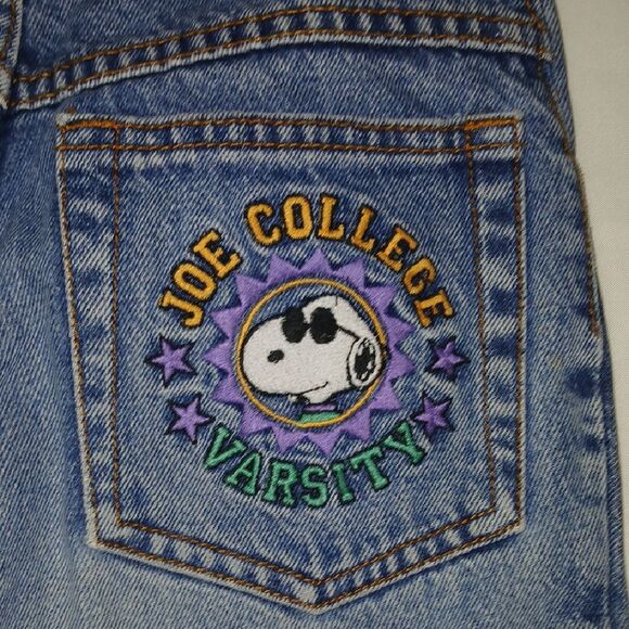 Vntg  Rare Snoopy Classic Blue Jeans - Picture 5 of 9